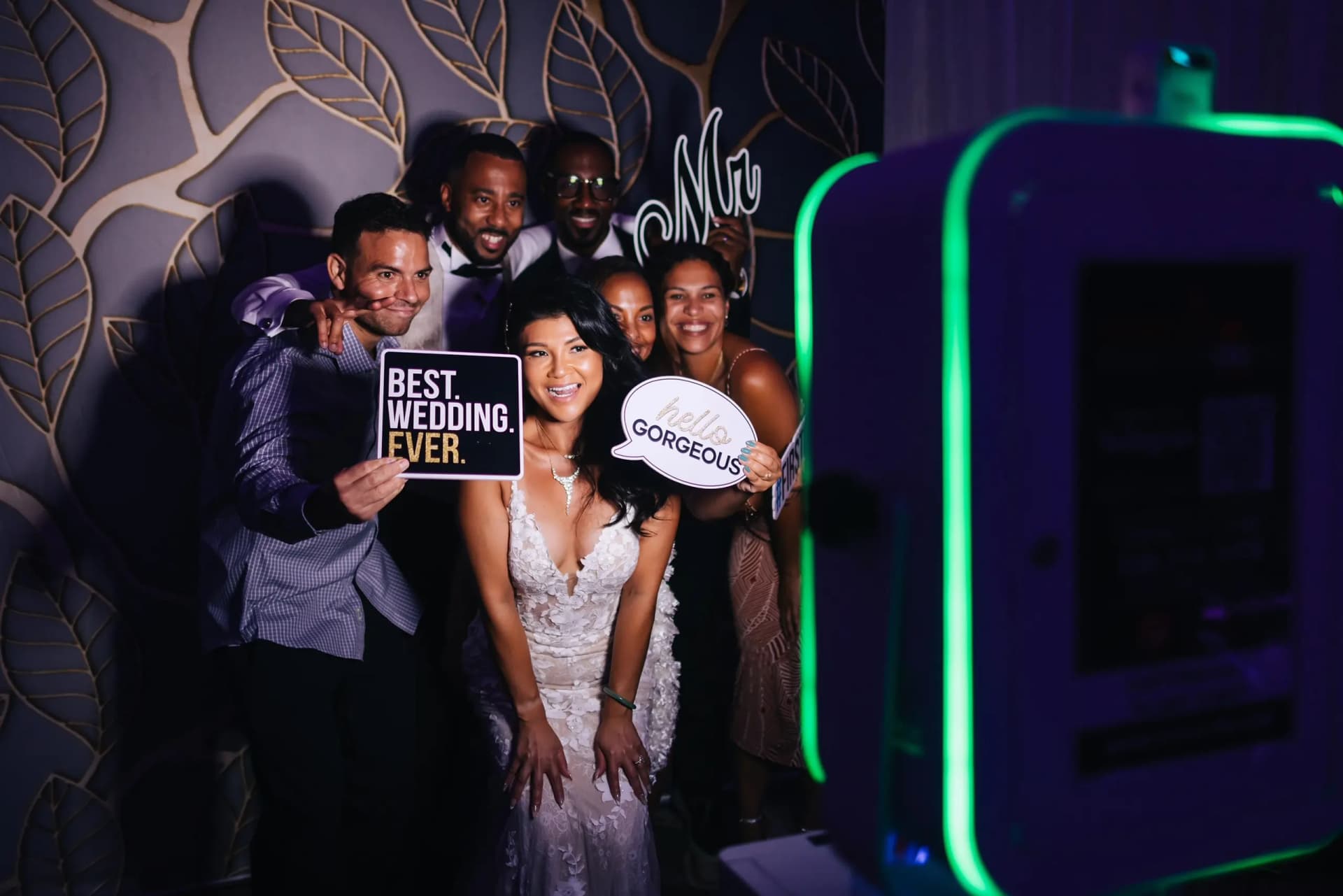 Tulsa Stationary Luxury Photo Booth Rental Setup 5